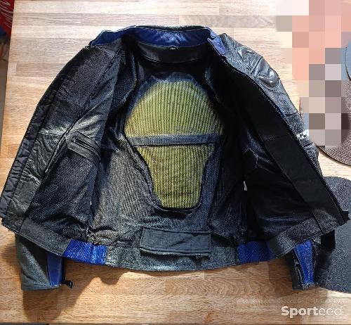 Moto route - Blouson moto cuir - photo 6