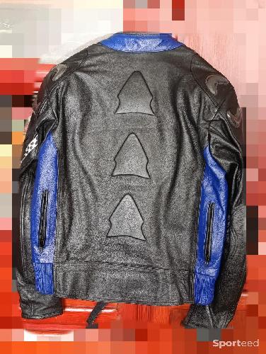 Moto route - Blouson moto cuir - photo 6