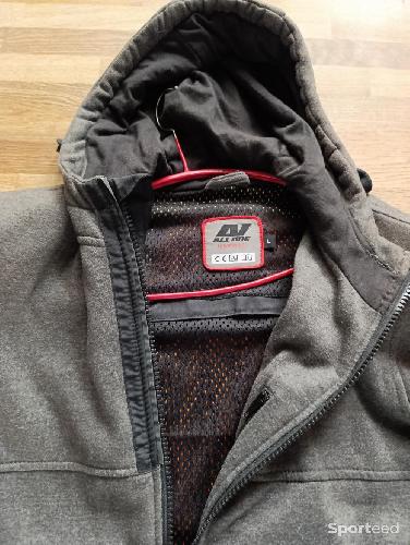 Moto route - Veste gilet capuche moto - photo 5