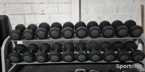 Musculation - Haltère avec rack - Technogym  - photo 3