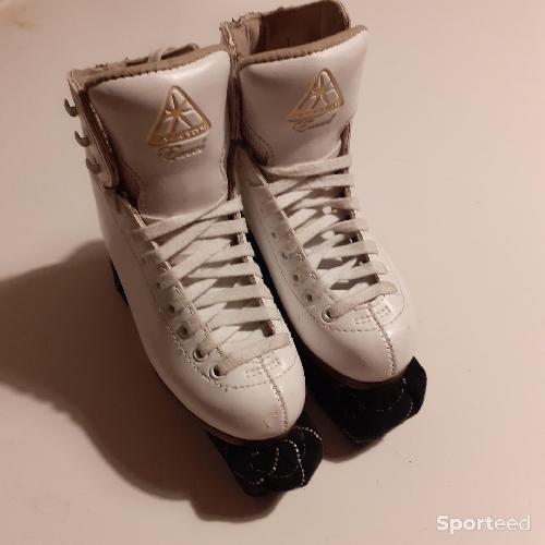 Patinage - Patins à glace artistique Jackson Excel blancs  - photo 6