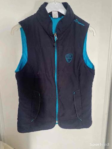 Equitation - Doudoune sans manches d’équitation bleu marine taille S  - photo 4