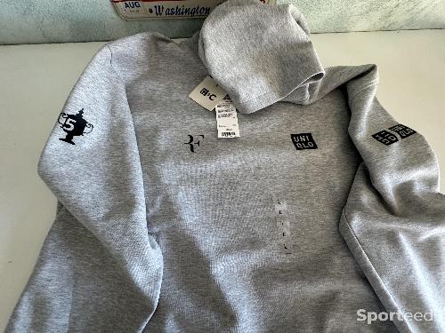 Tennis - Sweat Federer : Célébration USO gris - photo 4