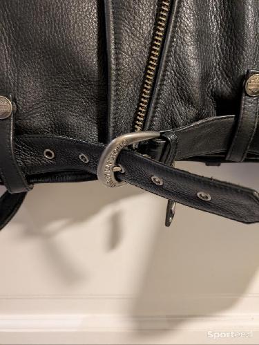 Moto route - Blouson cuir Harley Davidson  - photo 4