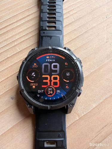 Course à pied trail - Garmin Fenix 8 47 mm AMOLED saphir gris carbone - photo 5