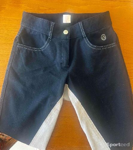 Equitation - Pantalon d’équitation bleu marine  - photo 4