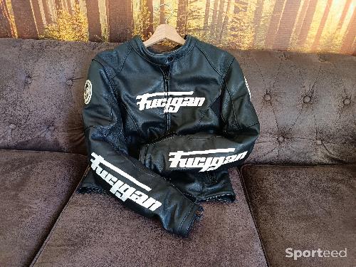 Moto route - Blouson Cuir Moto Furygan - photo 6