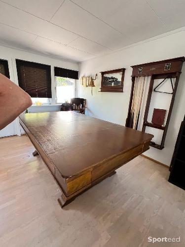 Billard - Table de billard authentique Brunswick + chaise + intérieur - photo 6