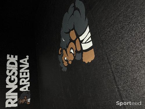 Zone de combat MMA de 49m2 -Flexiroll/cages MMA