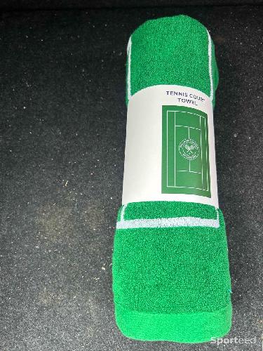 Tennis - 2 SERVIETTES  DE COURT DE TENNIS WIMBLEDON - photo 4