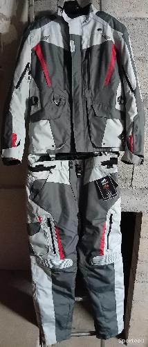 Moto route - Ensemble blouson pantalon moto Furygan taille 3xl  - photo 4