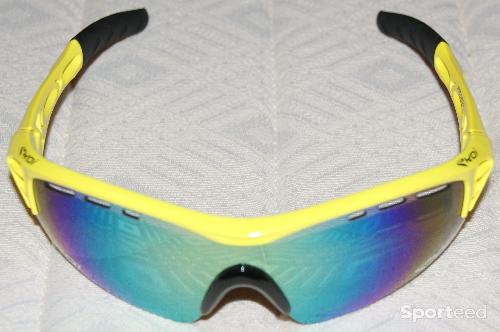 Vélo route - Lunettes sport marque 'EKOI' - modèle 'Perso Evo 2' - jaunes - photo 5