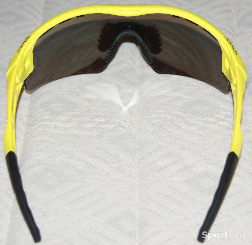 Vélo route - Lunettes sport marque 'EKOI' - modèle 'Perso Evo 2' - jaunes - photo 5