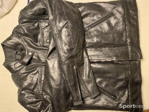 Moto route - Blouson homme cuir - photo 6