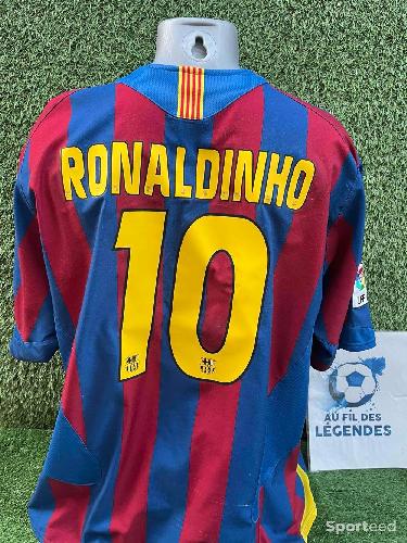 Football - Maillot Ronaldinho Barcelone  - photo 6