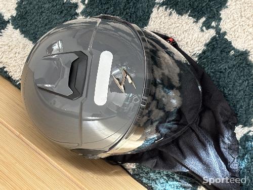 Moto route - Casque Scorpion Exo-City 2 Homologué ECE 22.06 (Couleur : Gris Ciment - Taille S) - photo 3