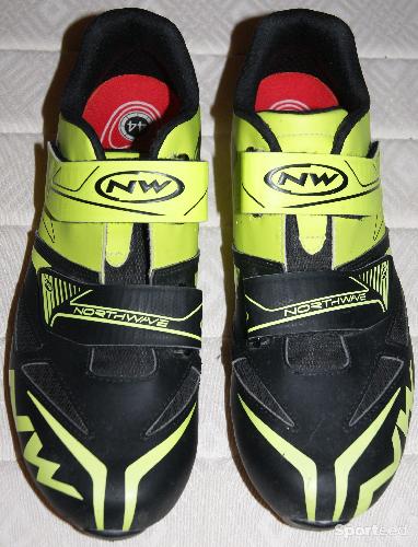 Chaussures vtt - 'NORTHWAVE' - modèle ' SPIKE EVO' - 44 - jaune et noir