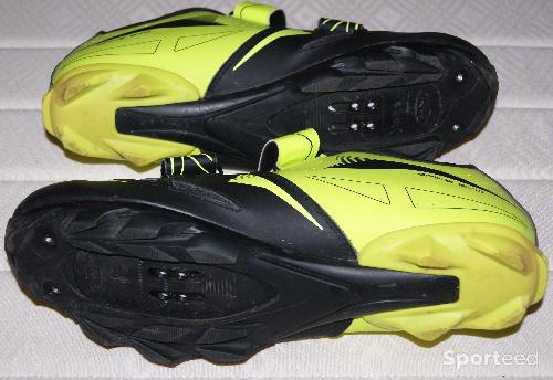 Vélo tout terrain - VTT - Chaussures vtt - 'NORTHWAVE' - modèle ' SPIKE EVO' - 44 - jaune et noir - photo 6