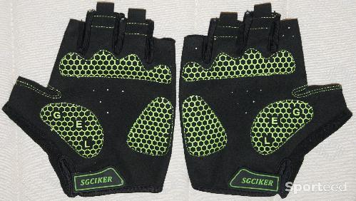 Vélo route - Gants courts de vélo - homme - team 'EUSKADI - xl - noir/vert - photo 4