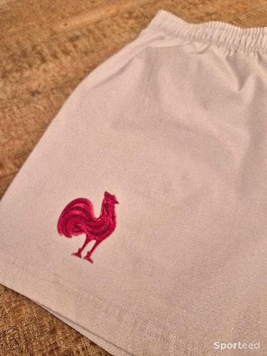 Rugby - Short Rugby Blanc Domicile XV de France Adidas 2024/2025 - photo 6