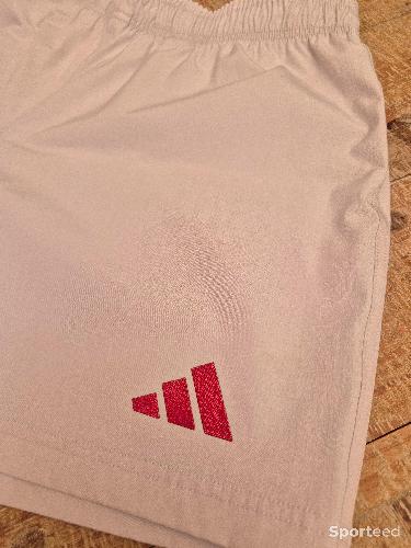 Rugby - Short Rugby Blanc Domicile XV de France Adidas 2024/2025 - photo 6