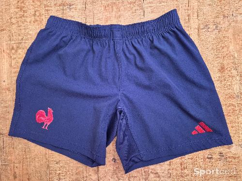 Short Rugby Bleu Extérieur XV de France FFR ADIDAS 2024/2025