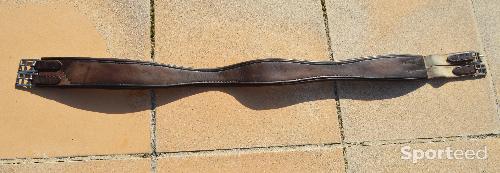 Sangle en cuir avec élastiques 128 cm