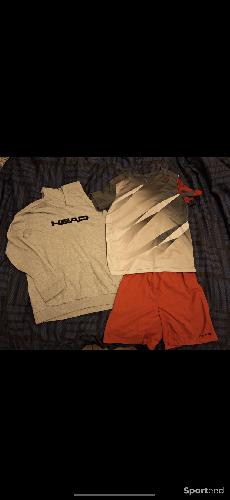 Lot tenue sport/tennis 164/14 ans Head garçon