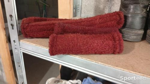 Protection pour licol taille cheval rouge foncé