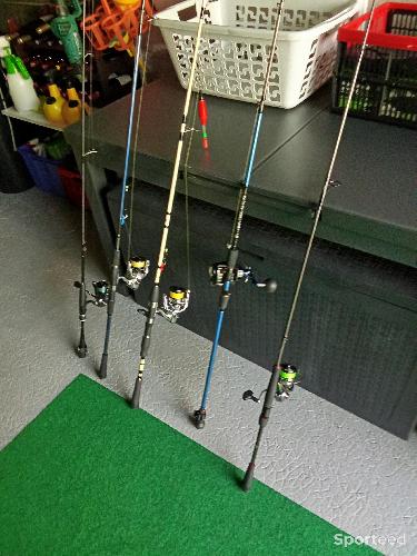 Matériels de pêche SPINNING et CASTING super état 