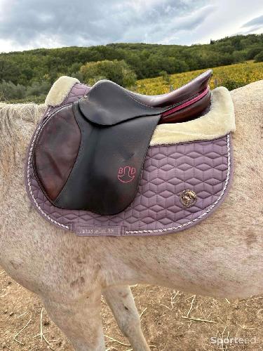 Equitation - Tapis Félix Bühler mauve avec amortisseur intégré - photo 6