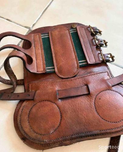 Equitation - Lot protections cheval Guêtres Forestier + Protège-boulets Bruno Delgrange + moutons - photo 6