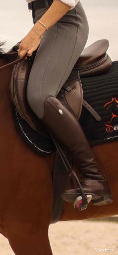 Equitation - Selle Roméo Fouganza brune 17,5 - photo 5