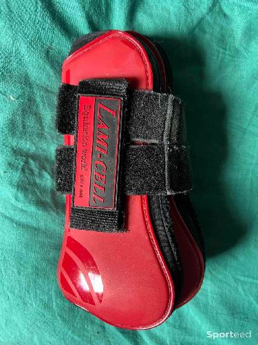 Equitation - Guetre protection rouge avant arrière lamicellea - photo 3