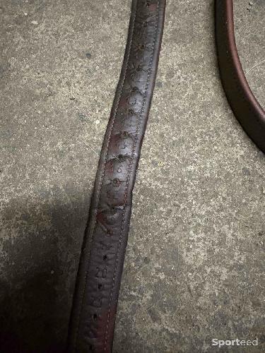 Equitation - Étrivières Bruno Delgrange en cuir havane 135cm - photo 6