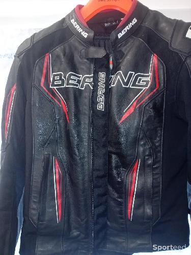 Moto route - Blouson BERING cuir moto XL  - photo 5