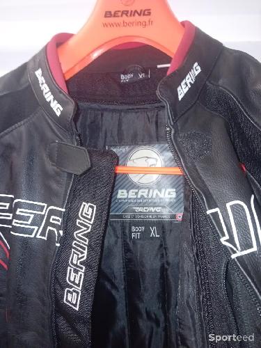 Moto route - Blouson BERING cuir moto XL  - photo 5