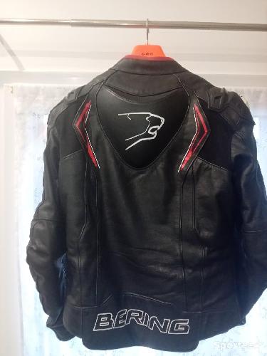 Moto route - Blouson BERING cuir moto XL  - photo 5