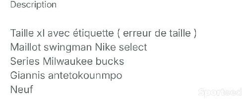 Basket-ball - Maillot de basket antetokounmpo  - photo 4