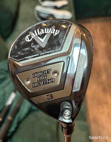 Golf - 3 Bois de parcours Callaway Great Big Bertha  - photo 5
