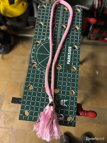 Cordelette rose shetland