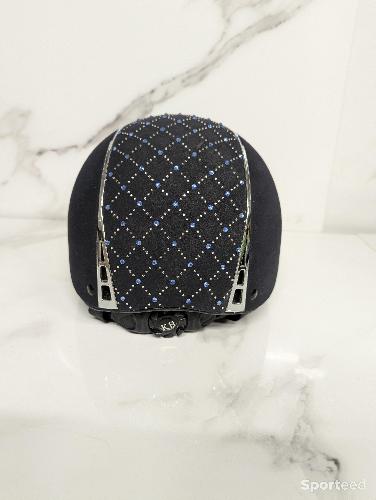 Equitation - Bombe d'équitation strass bleu - photo 6