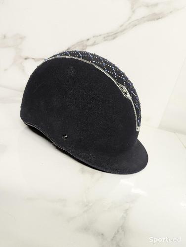 Equitation - Bombe d'équitation strass bleu - photo 6