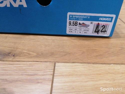 Course à pied trail - Chaussures running femme Hoka Speedgoat 6  - photo 6