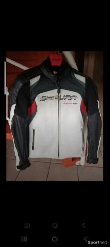 Moto route - Blouson moto  de marque Segura. Très bon état.  Taille S. Femme. - photo 4