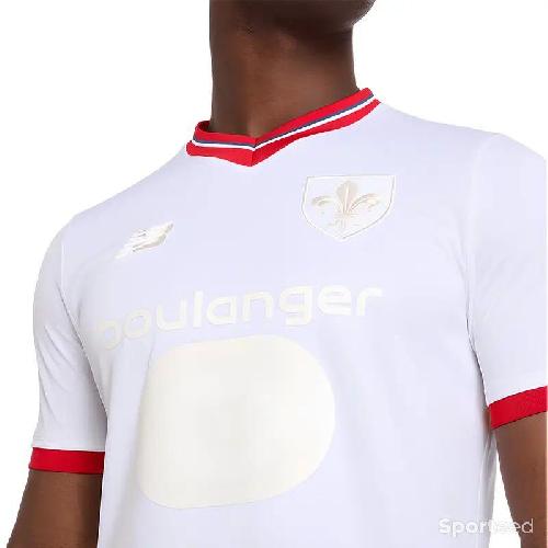 Football - NEW BALANCE - Maillot LILLE LOSC 80 ans 4th 2024/2025 - Officiel - Blanc - photo 4