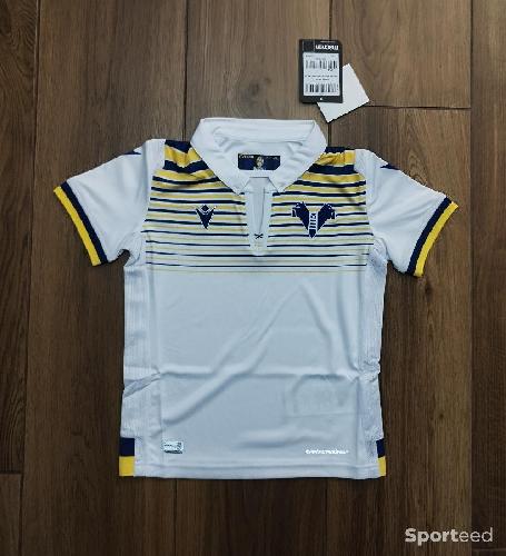 Football - Maillot de foot Macron du Hellas Verona Vérone Italie Italia taille 107 - 119 cms 5 ans neuf et étiqueté  - photo 5