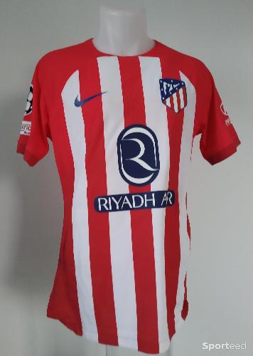 Football - Maillot Saul Niguez Porté et Signé avec l'Atletico Madrid en Ligue des Champions - photo 6