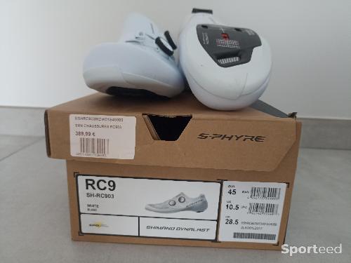 Vélo route - Chaussures Route Shimano S-Phyre RC 903 Blanches - photo 3