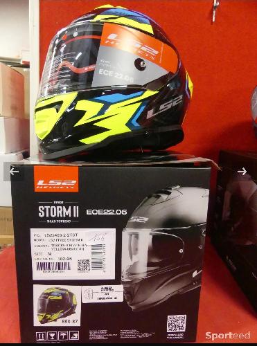 Moto route - Casque neuf LS2 taille M modèle storm 2 - photo 3